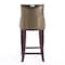 Manhattan Comfort Emperor Bar Stool in Bronze and Walnut BS008-BZ - alternate 3